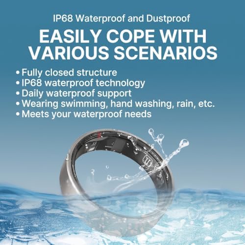 Smart Ring, Wearable Technology for Health and Fitness Tracking，Silver：11 - Image 6