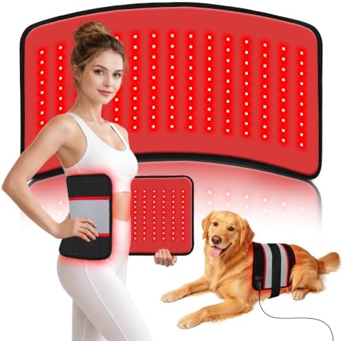 24" × 12" Red Light Therapy Pad for Body Pain Relief, FSA&HSA by ADRACY