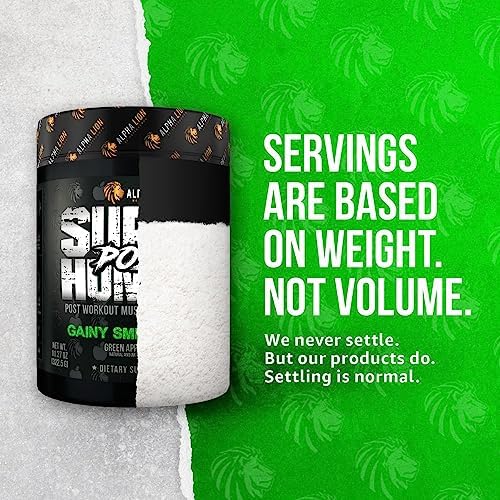 Alpha Lion Superhuman Post Workout Recovery, Muscle Builder Drink, Creatine Powder + More for Lean Muscle Growth, Strength & Volume, Supplement for Women & Men (25 Servings, Gainy Smith Apple) - Image 7