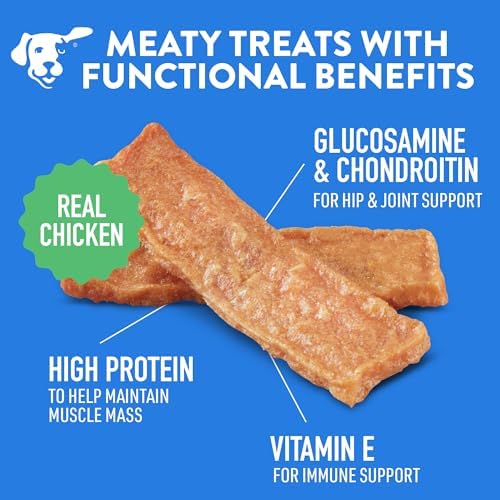 DOGSWELL Hip & Joint High Protein Jerky Dog Treats, Chicken Breast, 12 oz. - Image 4