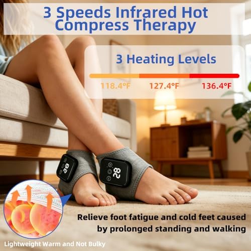 2 Pack Foot Renew Cordless Foot Massager with Heat & Vibration - Image 3