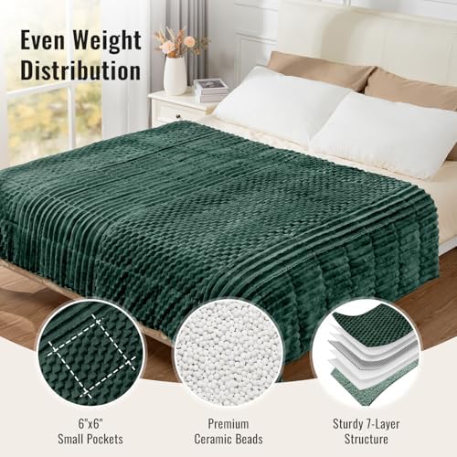 Uttermara Weighted Blankets for Adults, Queen Size 20lbs 60x80 Inches - Image 3