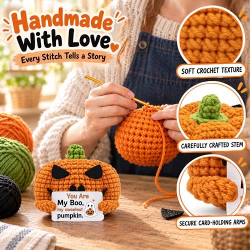 Boo Basket Stuffers for Him Her Spooky Basket Stuffers Halloween Crochet - Image 2
