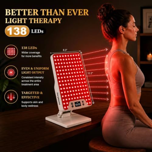 Rechargeable Red Light Therapy Panel Red Light Therapy lamp for Face & Body - Image 3
