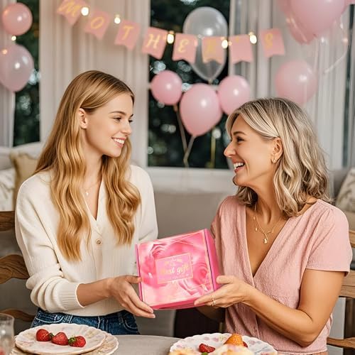 Birthday Gifts for Women, Mom, Unique Pink Spa Relaxation Baskets Set - Image 6