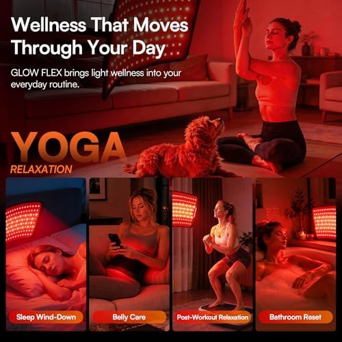 INIA Red Light Therapy Panel & Belt 2-in-1, 1064nm + 850nm Dual NIR - Image 4