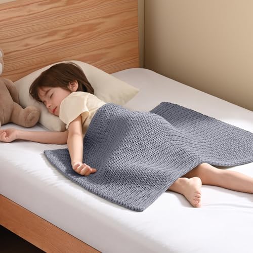 Guohaoi Knitted Weighted Blanket for Adults, 20"x30" 2lbs Full/Queen Size by GuohuoiHomeKitchen