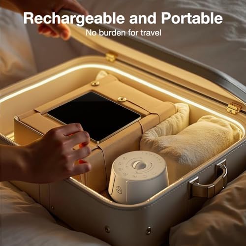 Sound Machine LEICEX White Noise Machine - 30 Soothing Sounds, 10 Colors Night Light, Rechargeable Battery- Travel Portable Sound Machine for Sleep Baby Adults, Perfect Sleeping Companion - Image 6