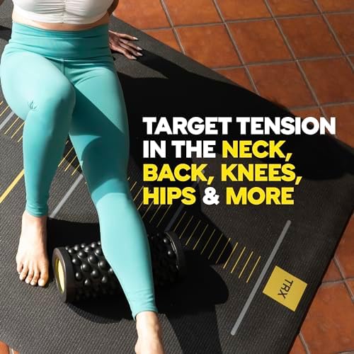 TRX Training Rev Myofascial Release Roller, Travel Massage Roller for Muscles, 14-Inch Round Foam Roller for Stretching and Post-Workout Recovery - Image 5