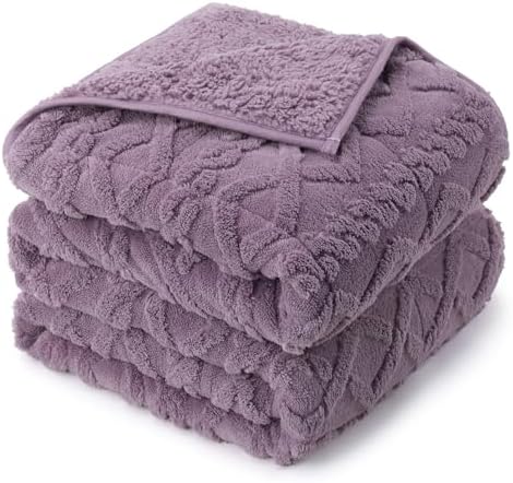 Drewin Weighted Blanket Twin Size for Adults 15lbs,Purple,48 x 72 inches by Home