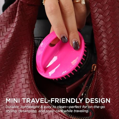 Denman Detangle Hair Brush for Curly Hair & Scalp Massager D6 - Hair Straightening Brush - Image 6
