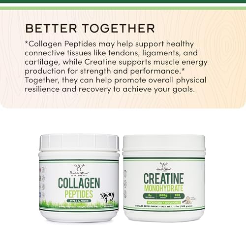 Collagen Peptides Powder, Type I, II + III, Skin, Hair + Joint, 16 oz - Image 3