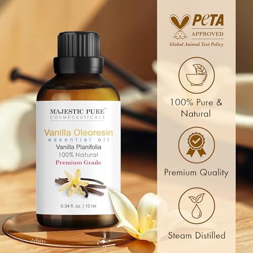 Majestic Pure Vanilla Essential Oil for Diffuser - 0.3 Fl Oz - Image 2