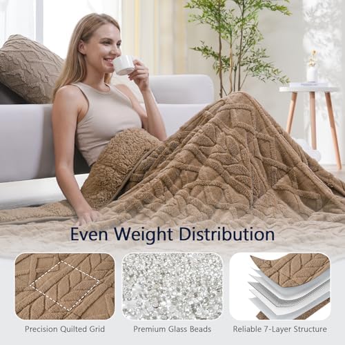 Mr. Sandman Weighted Blankets for Adults, Queen Size 60 x 80 Inches, 15lbs - Image 4