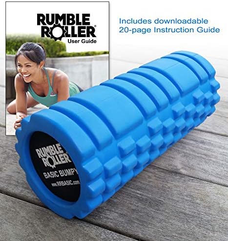 RumbleRoller Basic Bumpy Foam Roller, Solid Core EVA Foam Roller with Grid/Bump Texture for Deep Tissue Massage and Self-Myofascial Release - Image 2