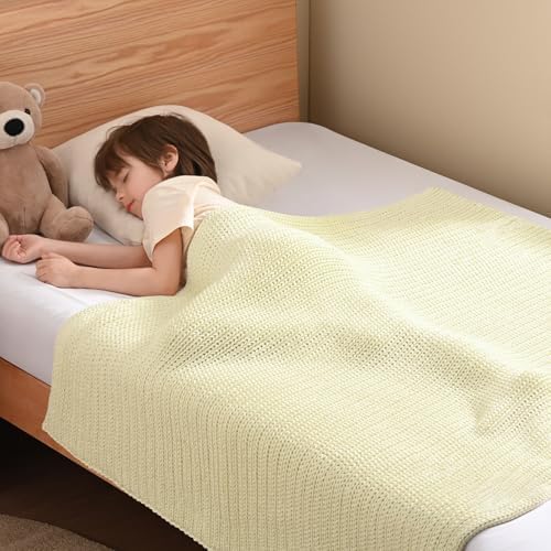 Guohaoi Knitted Weighted Blanket for Adults, 50"x60" 10lbs Full/Queen Size - Image 2