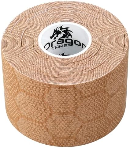 Dragon Tape Waterproof Kinesiology Tape, 20 Precut Strips Per Roll, Synthetic (Skin, Single Roll) - Image 7
