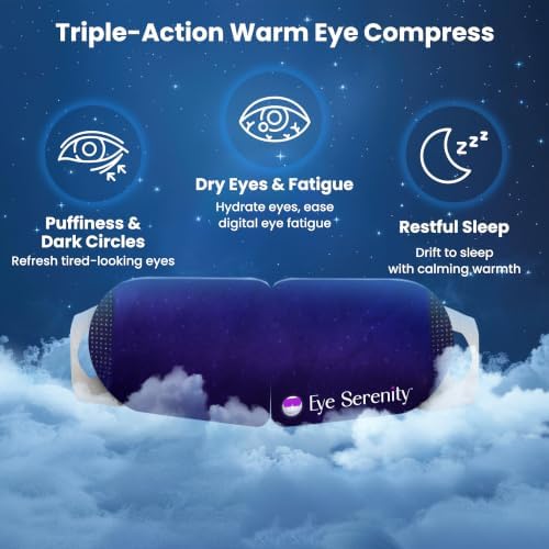 Eye Serenity Steam Eye Mask, Heated Eye Mask Fast Relief for Stye Unscented - Image 6