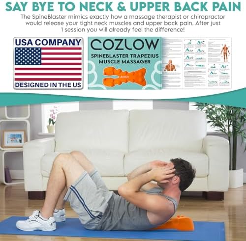 Trapezius Trigger Point Massager, Occipital Release Tool, 14 Massage Nubs - Image 5