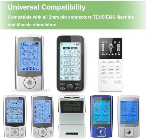Tens Unit Electrode Pads Large 4x6" for Lower Back Shoulders Neck & Knees, Compatible with 7000 & AUVON TENS, FDA 510(k) Cleared TENS Unit Pads, Non-Irritating, 2mm Pin Connector- 4 Pcs - Image 6