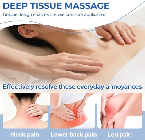 Thumb Saver Massage Tools,Manual Trigger Point Massage Tool for Full Body Deep Tissue Massage,Professional Pressure Reflexology Equipment for Massage Therapists (1* Thumb-Shaped Massager) - Image 3