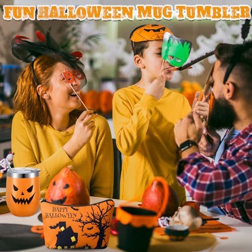 Geiserailie Halloween Gifts for Women Pumpkin Boo Basket Stuffer Adult Girl - Image 5