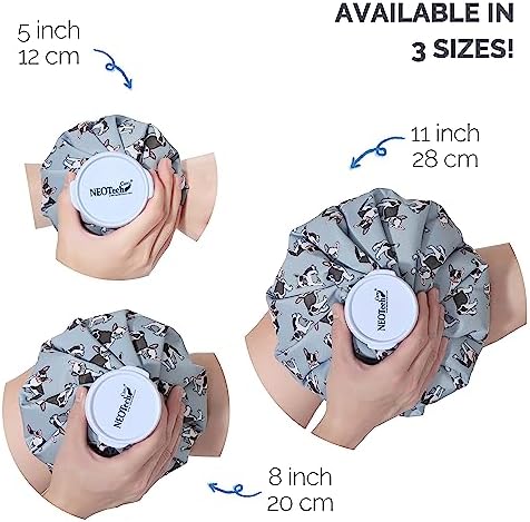 Neotech Care Ice Bag with Screw Top Lid (Blue Bulldog Design, 11 inch) - Image 4