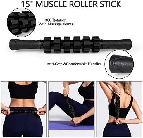 5 in 1 Foam Roller Set High Density Patented Foam Roller for Exercise - Image 3