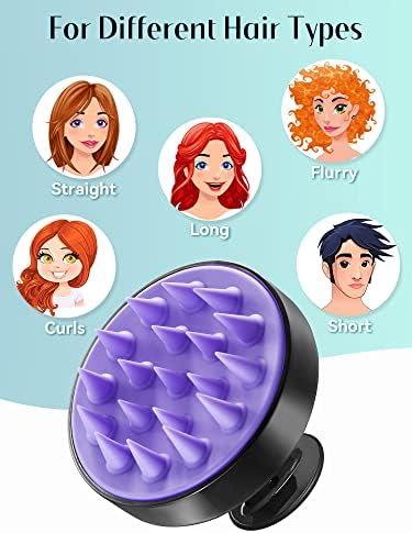 HEETA Scalp Massager Hair Growth Scrubber for Dandruff Removal Hair Care - Image 6