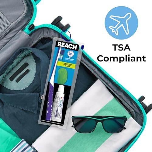 Reach Ultra Clean Travel Toothbrush Kit with Toothpaste and Cap - Image 5