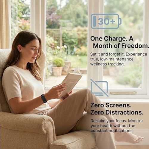 Smart Bracelet Health and Fitness Tracker No Subscription Fees Black - Image 4