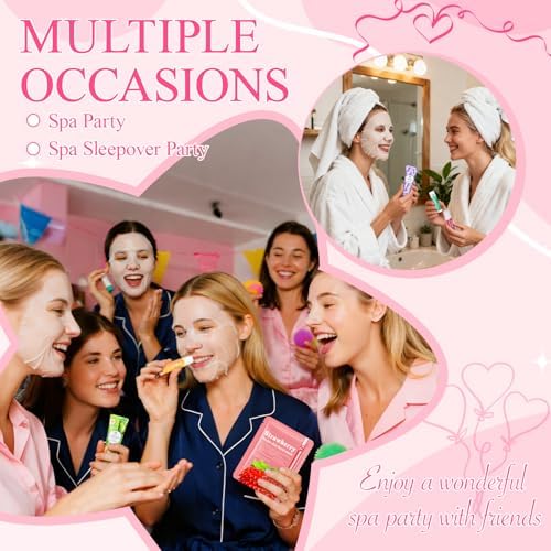 72 Pcs Bulk Gifts For Women, Bulk Facial Mask, Lip Balms, Hand Creams & Under Eye Patches, Spa Party Supplies,Party Favors For Bridal Wedding, Baby Shower,Sleepover Party, Christmas Stocking Stuffers - Image 7