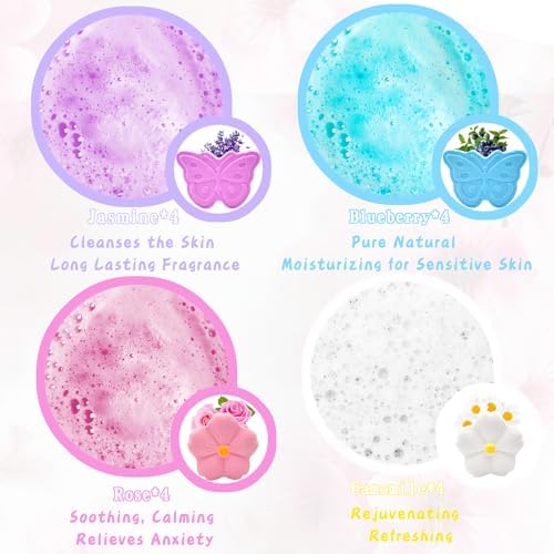 Bath Foot Bombs, 16 Pack Foot Soak with Bath Salt and Tea Tree Oil. Organic Natural Handmade Aroma Pure Essential Oil Bubble Foot Balls for Foot Callus, Dry Cracked, Stubborn Foot Odor Scent. - Image 4