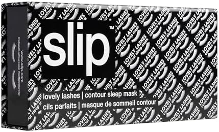 Slip Silk Contour Sleep Mask, Black - Lash-Friendly Design, Blocks Light - Image 5