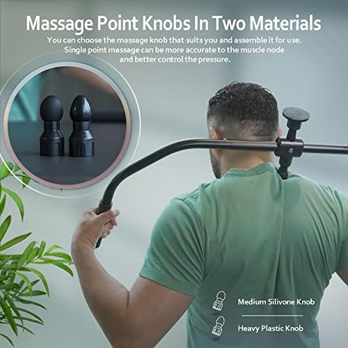 Strict Trigger Point Massage Cane Back and Neck Massager for Muscle Pain Relief and Self-Massage Therapy ，Handheld Back, Neck, Shoulder, Leg ，Foot， Full Body Deep Tissue Pressure Point Tool （ Black） - Image 3