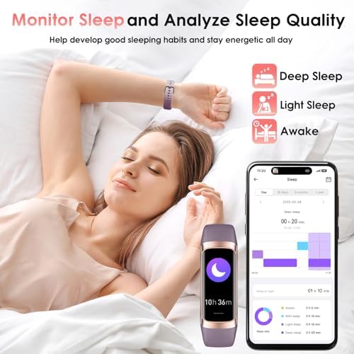 Fitness Tracker – Heart Rate Blood Oxygen Blood Pressure Temp Sleep Calorie - Image 3