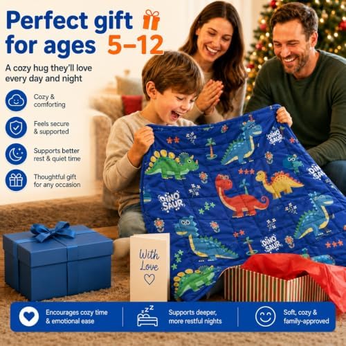 Coolsaur Weighted Blanket 5lbs Cool Small Heavy Throw Blanket Gifts 36"x48" - Image 5