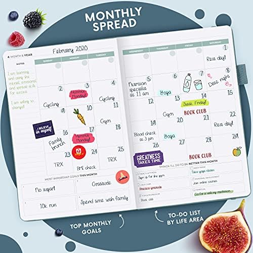 Clever Fox Wellness Planner & Food Journal for Weight Loss, A5 Aquamarine - Image 5