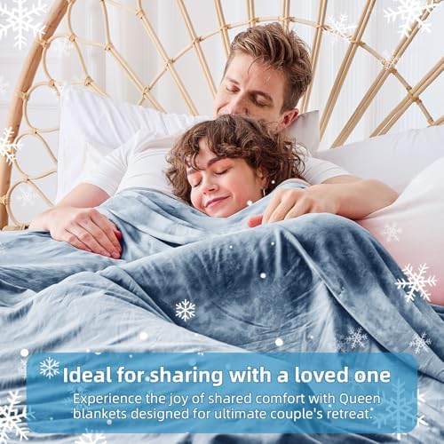 inhand Cooling Blanket Twin XL(60"x90",Light Blue) College Dorm Essentials - Image 7