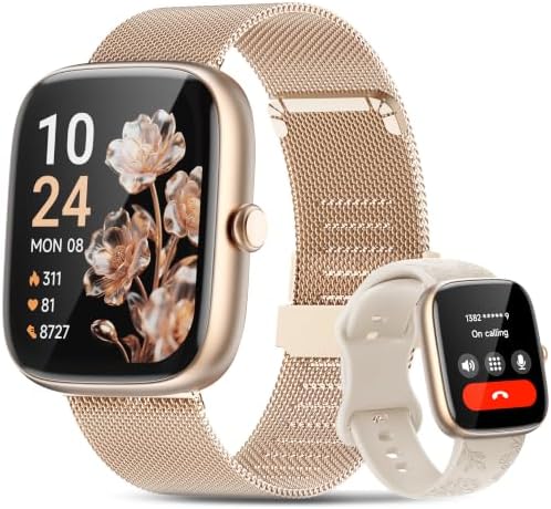 Smart Watches for Women Android/iPhone, Fitness Trackers with Answer/Call by HOMOGO
