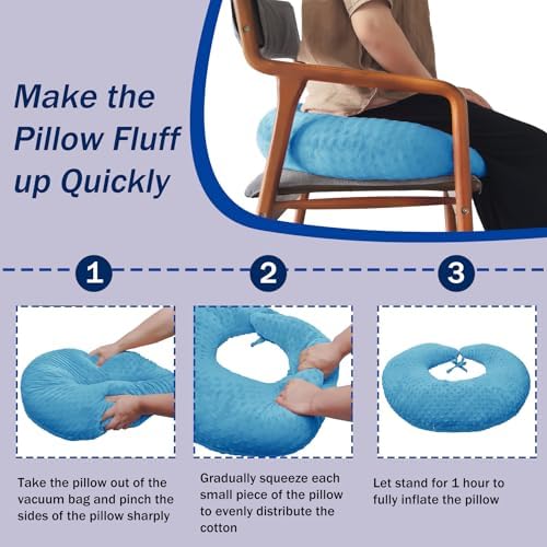 BBL Pillow After Surgery, Brazilian Butt Lift Foam Cushion for Sitting - Image 7