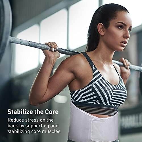 BodyMed Sure-Fit™ Two-Pull Lumbosacral Support, White, 3X-Large – Lower Back Stabilizer – Secure Lumbar Wrap to Support & Stabilize Core Muscles – All-Day Support at Home, In the Office, & Gym - Image 2