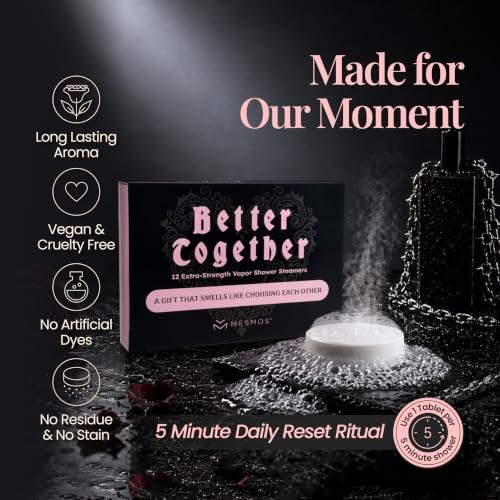 Shower Steamers Aromatherapy 12 Pack for a Steamy Date Night for Two, Engagement Gifts for Couples, Anniversary Present for Men and Women, Wedding Gifts - Image 3