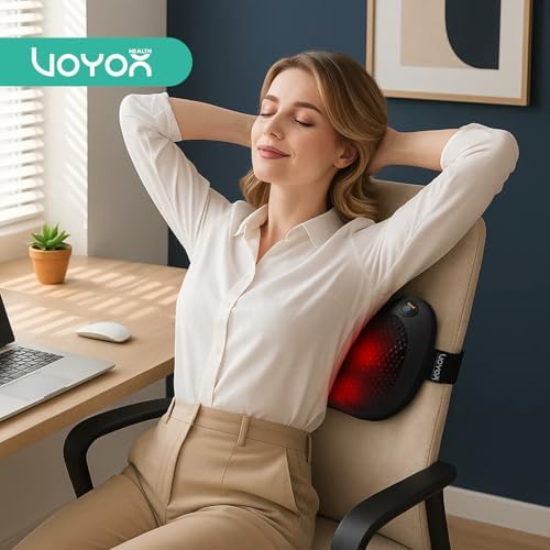 VOYOR-Health Neck and Back Massager with Heat for Shoulder, Lower Back, Leg - Image 7
