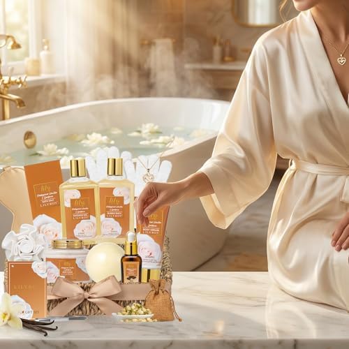 Woman Gifts, Birthday Gift - Luxurious Vanilla Spa Gift Baskets for Women - Image 7