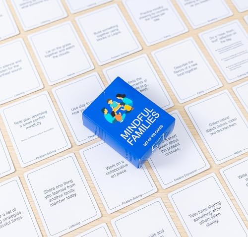 100 Mindful Families Conversation Cards – Mindfulness, Gratitude & Breathing Prompts for Self Care at Home, Travel & Therapy - Image 4