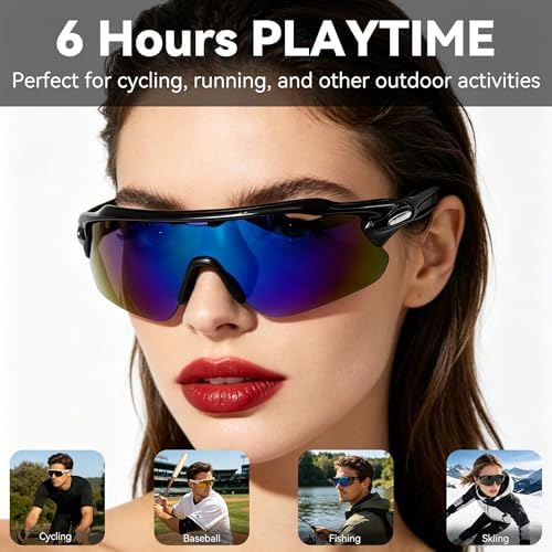 Bluetooth Smart Glasses, Smart Running Cycling Sunglasses - Image 5