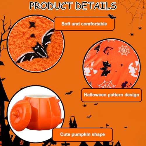 Boo Basket Stuffers for Women Halloween Gifts Basket, Orange - Image 3