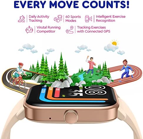 Ignite VeryFit Smart Watch for Men Women Fitness Tracker Watch (Pink) - Image 6