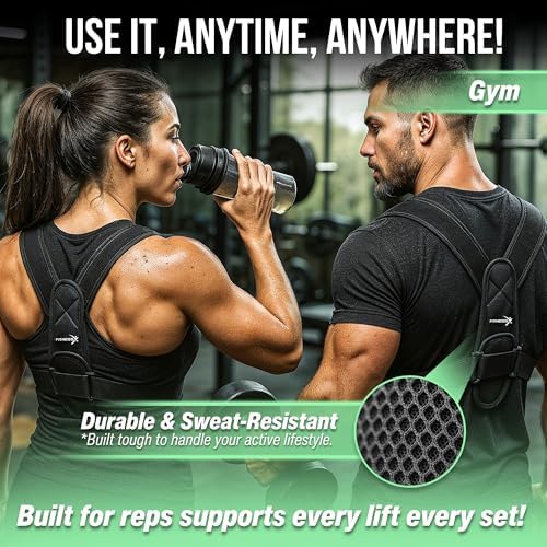 Posture Corrector for Women and Men – Adjustable Back Brace Posture Corrector & Upper Back Support – Back Straightener Posture Brace for Shoulder, Neck & Back Pain Relief – Comfortable Back Posture Corrector - Image 5